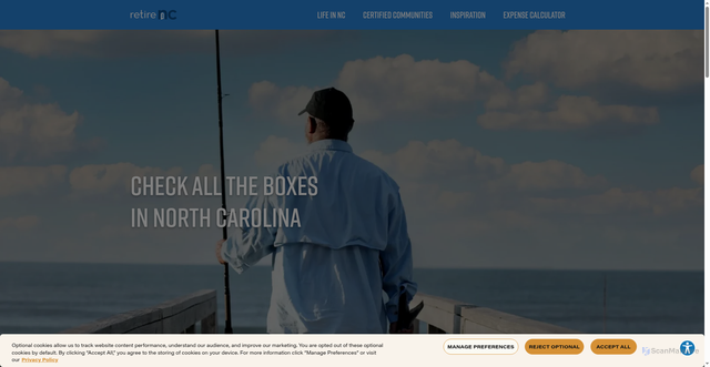 Security scan screenshot of https://www.retirenc.com/