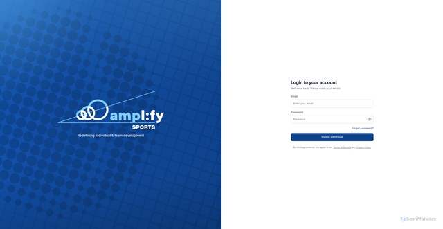 Security scan screenshot of https://amplfy.se