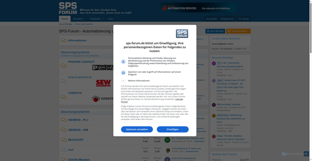 Security scan screenshot of https://sps-forum.de