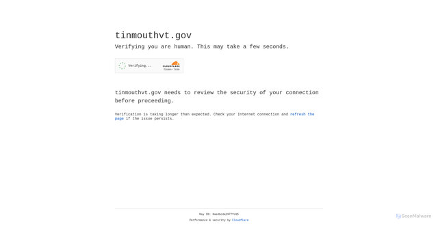 Security scan screenshot of https://tinmouthvt.gov/