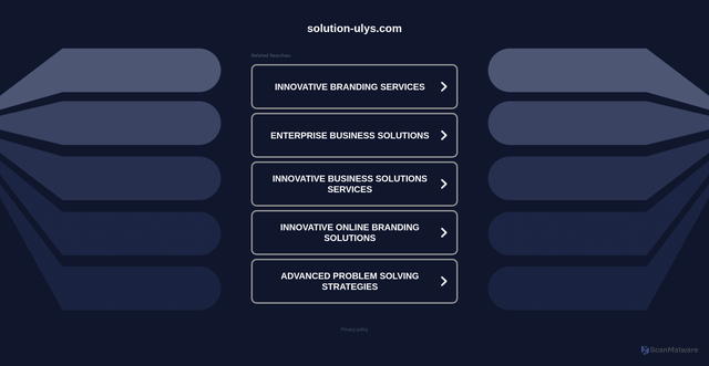 Security scan screenshot of https://solution-ulys.com/