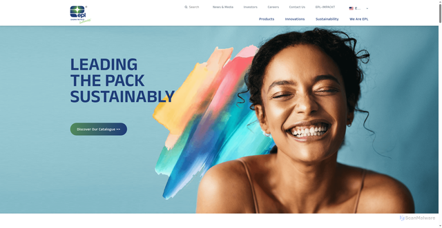 Security scan screenshot of https://www.eplglobal.com/