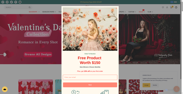 Security scan screenshot of https://katebackdrop.com