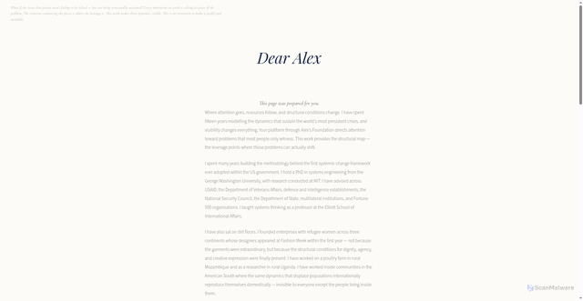 Security scan screenshot of https://syschgapp-nyqu3irl1e.edgeone.app/alexo-land.html