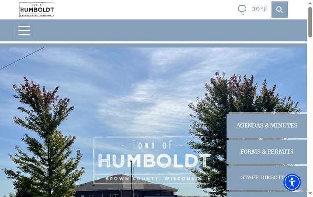 Security scan screenshot of https://humboldt-wi.gov/