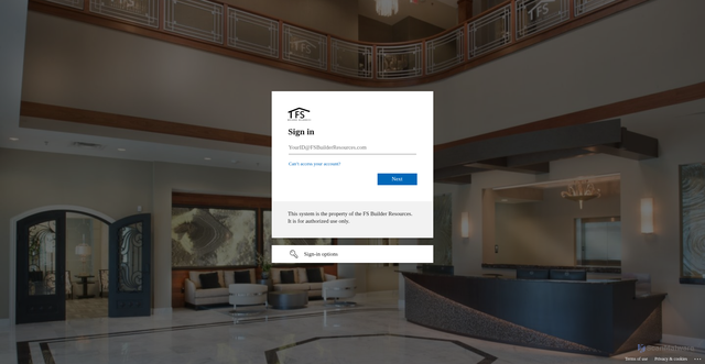 Security scan screenshot of https://fsbuilderresources-my.sharepoint.com