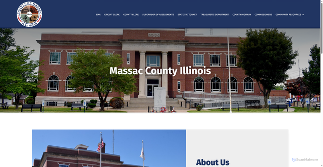 Security scan screenshot of https://www.massaccountyil.gov/