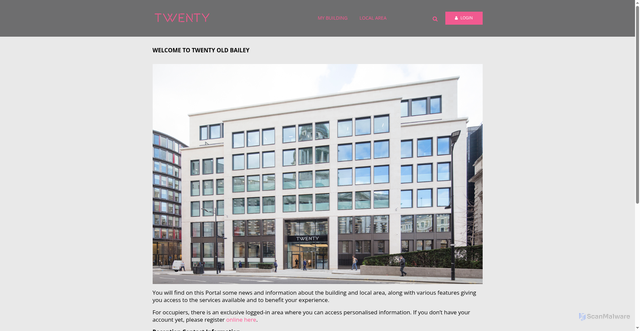 Security scan screenshot of https://www.mytwentylondon.com