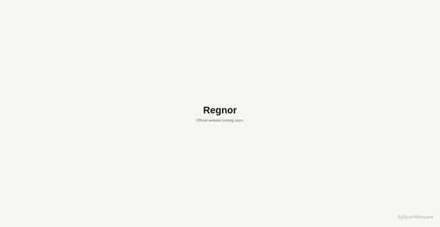 Security scan screenshot of https://regnor.cc/