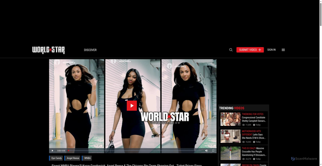 Security scan screenshot of https://worldstar.com/videos/wshhsWQ7Ja2b3W2sRaFc/finest-wnba-players-kysre-gondrezick-angel-reese-and-the-chicago-sky-team-showing-out-ticket-prices-finna-skyrocket