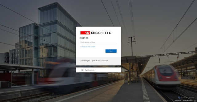 Security scan screenshot of https://installations.cff.ch
