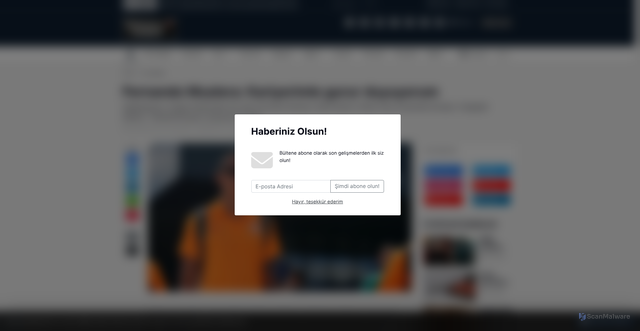 Security scan screenshot of http://sokaktahaber.com/haber/fernando-muslera-kariyerimle-gurur-duyuyorum