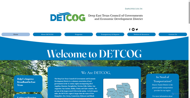 Security scan screenshot of https://www.detcog.gov/