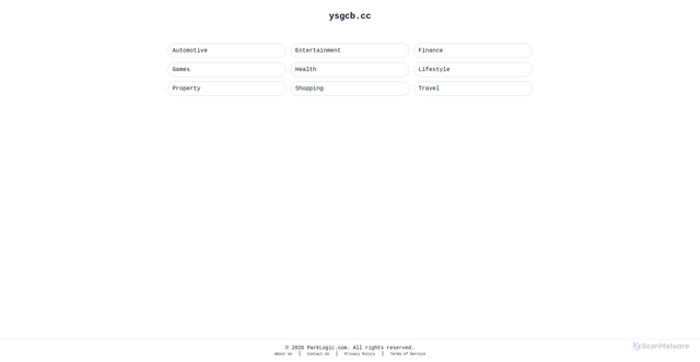 Security scan screenshot of https://ysgcb.cc