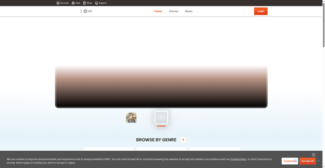 Security scan screenshot of https://vnggames.com