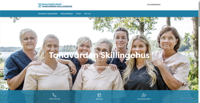 Security scan screenshot of https://tandvardenskillingehus.nu