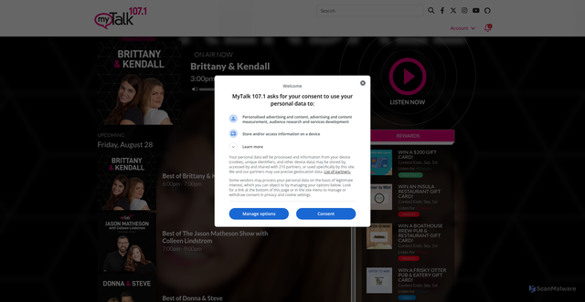 Security scan screenshot of campaign.aptivada.com