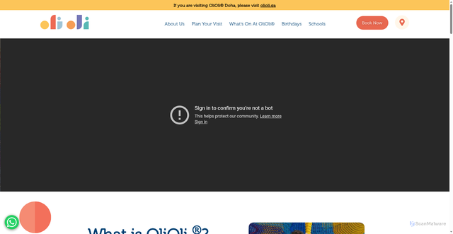 Security scan screenshot of https://olioli.ae/