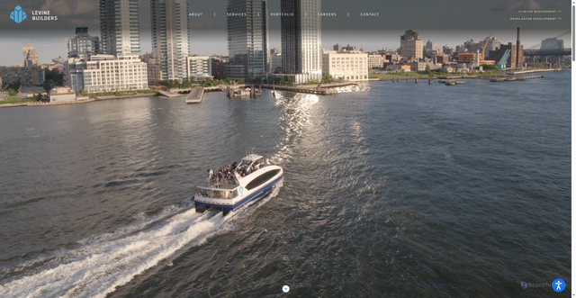 Security scan screenshot of https://www.levinebuilders.com/