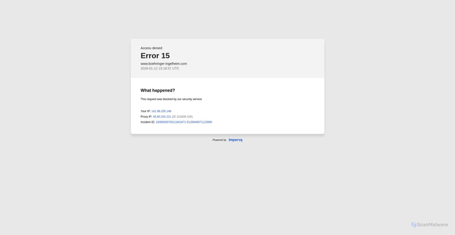 Security scan screenshot of http://biosimilarinterchangeability.net/