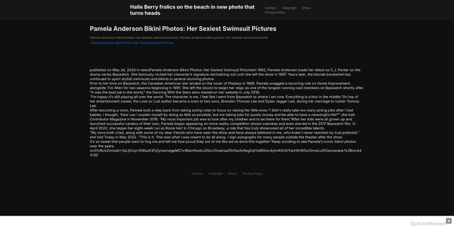 Security scan screenshot of https://garyshouldershugo-dzjtp4eikm.edgeone.app/2365-pamela-anderson-bikini-photos-her-sexiest-swimsuit-pictures.html
