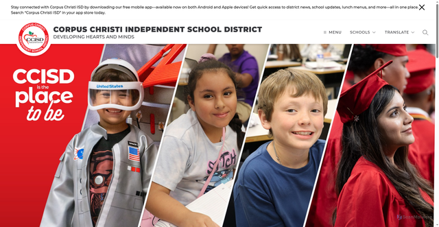 Security scan screenshot of https://ccisd.us