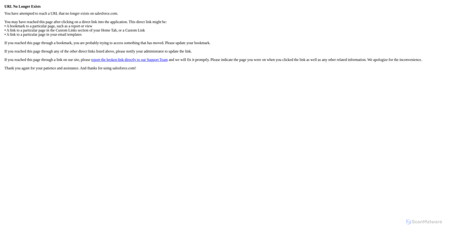 Security scan screenshot of https://htac.force.com