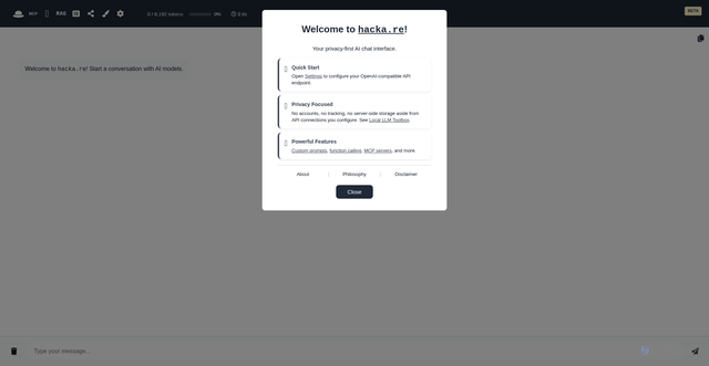 Security scan screenshot of https://hacka.re/