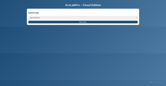 Security scan screenshot of https://acclabpro.pages.dev/