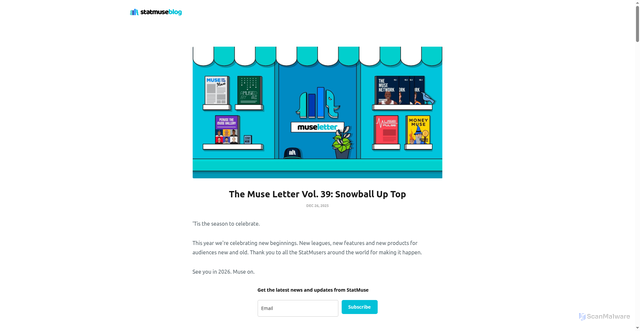 Security scan screenshot of https://blog.statmuse.com/the-muse-letter-vol-39-snowball-up-top/