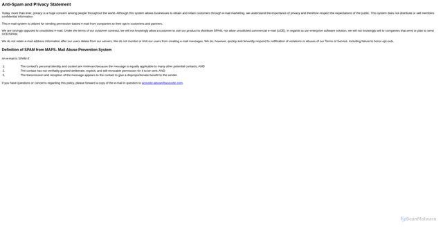 Security scan screenshot of https://links.engage.ticketmaster.com
