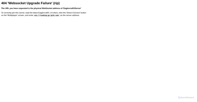 Security scan screenshot of https://reading-gs.q13x.com