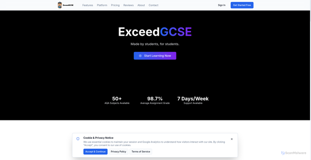 Security scan screenshot of https://revision.thundercoresystems.com/