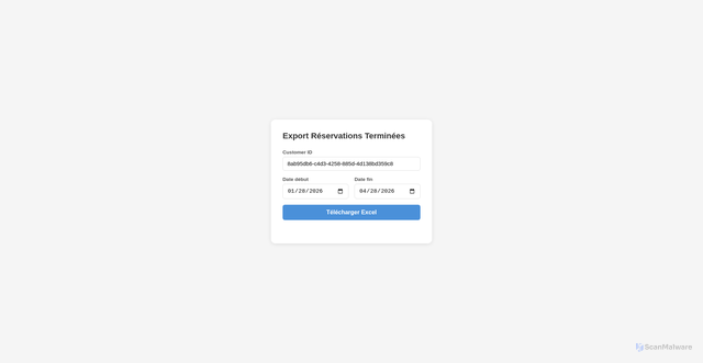 Security scan screenshot of https://booking.messages.api.avahost.ai/