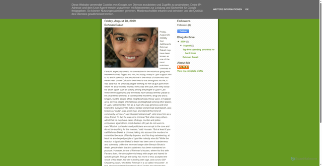 Security scan screenshot of http://lyari-jagdish.blogspot.com/2009/08/rehman-dakait.html
