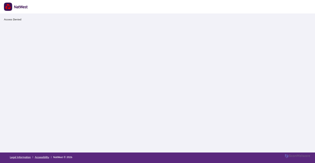 Security scan screenshot of https://cms.natwest.com