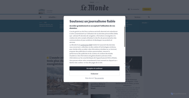 Security scan screenshot of https://autoroute-vinci-fr.com/as.php