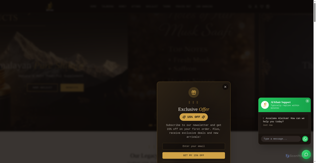 Security scan screenshot of https://alkhair-zzdp1k33lx.edgeone.app/