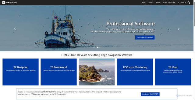 Security scan screenshot of https://mytimezero.com