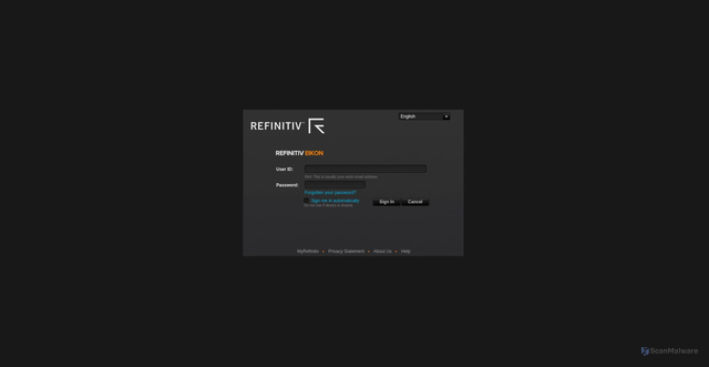 Security scan screenshot of https://amers1-proxy.platform.refinitiv.com