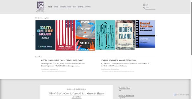 Security scan screenshot of https://www.igpub.com/
