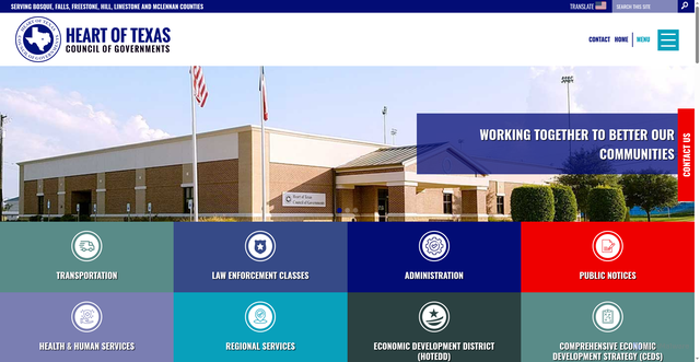 Security scan screenshot of https://www.hotcogtx.gov/