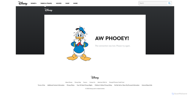 Security scan screenshot of https://movies.disney.com/tron-ares