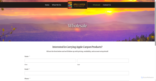 Security scan screenshot of https://applecanyon.com/?p=51