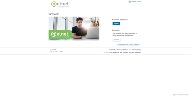 Security scan screenshot of https://www.nbspayments.com