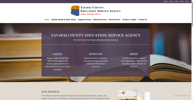 Security scan screenshot of https://yavapaicoesa.gov/