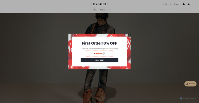 Security scan screenshot of https://hermcie.com/