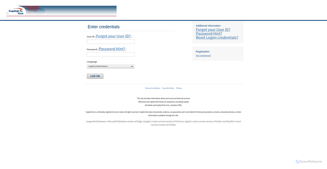 Security scan screenshot of https://commercialcardconnect.com