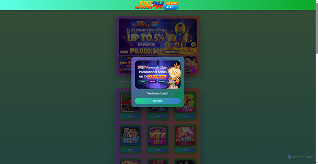 Security scan screenshot of https://jili707ph.com/zjywmt