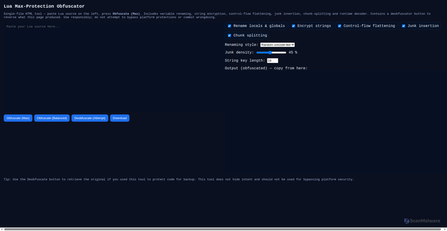 Security scan screenshot of https://senobsfucatorv3-ek2l4czfc5.edgeone.app/